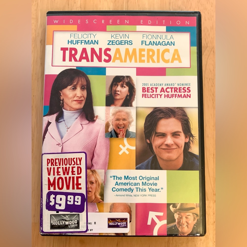 🔥BOGO // TransAmerica (2005) DVD Widescreen Edition in Hollywood Video Case